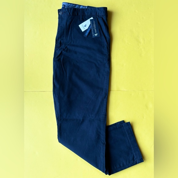 New Men’s U.S. Polo Assn. Blue Docker/Khaki Pant - 38W x 30L - Picture 4 of 6